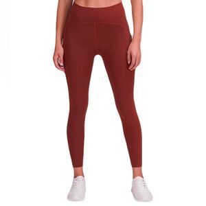 Lululemon Power Thru High-rise Tight 25" Size 14 with Pockets in Red Merlot